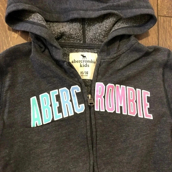 Abercrombie and Fitch zip up hoodie - Picture 2 of 2